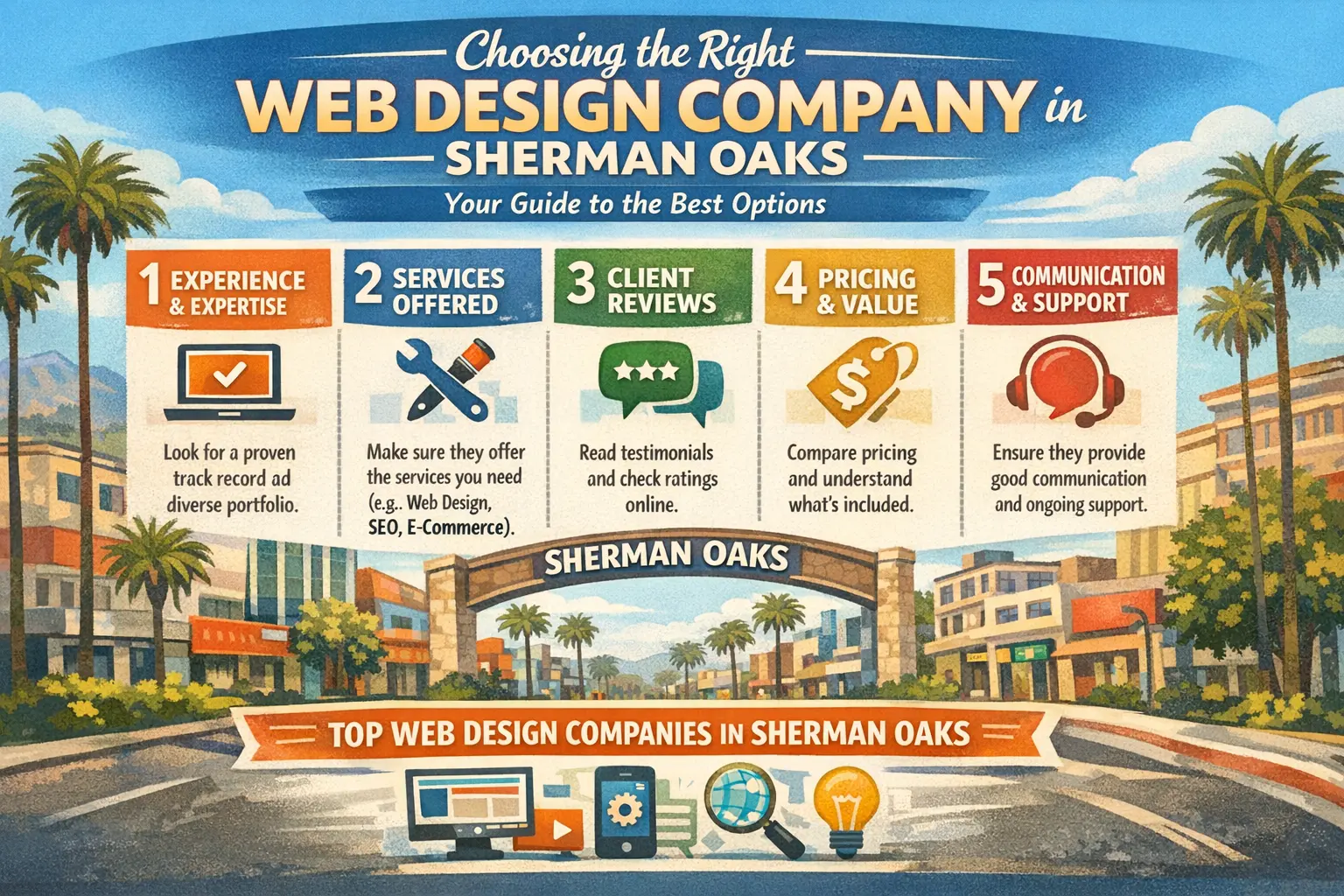 Choosing the Right Web Design Company in Sherman Oaks: Your Guide to the Best Options