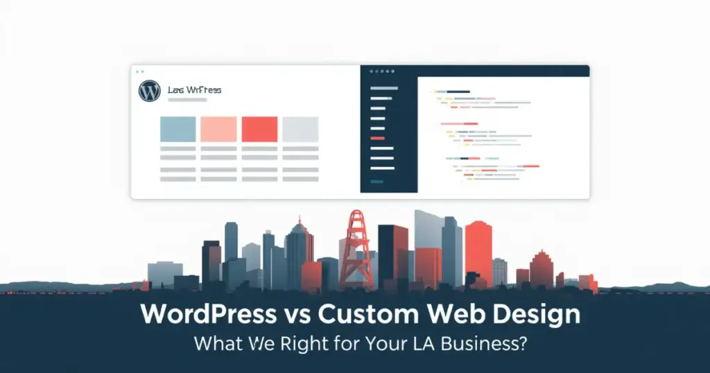 WordPress vs Custom Web Design for LA Businesses