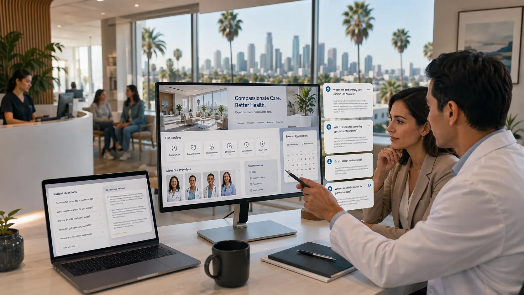 AEO for LA Healthcare: How Clinics and Medical Practices Get Cited in AI Answers